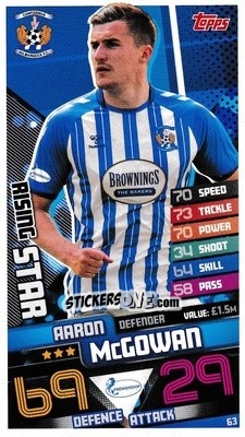 Sticker Aaron McGowan - SPFL 2020-2021. Match Attax - Topps