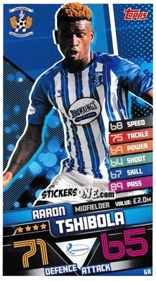 Sticker Aaron Tshibola - SPFL 2020-2021. Match Attax - Topps