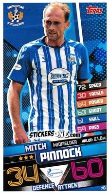 Cromo Mitchell Pinnock - SPFL 2020-2021. Match Attax - Topps