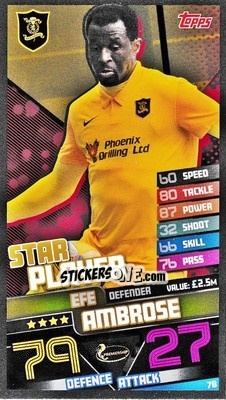 Figurina Efe Ambrose - SPFL 2020-2021. Match Attax - Topps