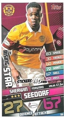 Sticker Sherwin Seedorf - SPFL 2020-2021. Match Attax - Topps