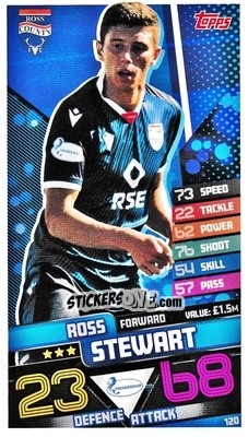 Cromo Ross Stewart - SPFL 2020-2021. Match Attax - Topps