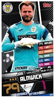 Sticker Jak Alnwick - SPFL 2020-2021. Match Attax - Topps