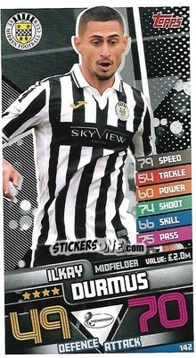 Figurina Ilkay Durmuş - SPFL 2020-2021. Match Attax - Topps