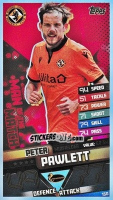 Sticker Peter Pawlett - SPFL 2020-2021. Match Attax - Topps
