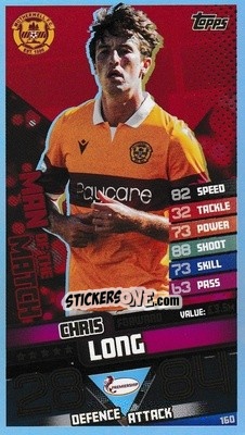 Cromo Chris Long - SPFL 2020-2021. Match Attax - Topps