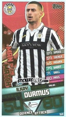 Sticker Ilkay Durmuş - SPFL 2020-2021. Match Attax - Topps