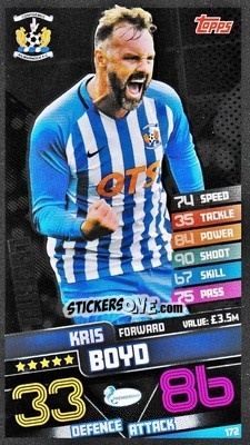 Figurina Kris Boyd - SPFL 2020-2021. Match Attax - Topps