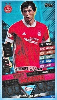 Cromo Scott McKenna - SPFL 2020-2021. Match Attax - Topps