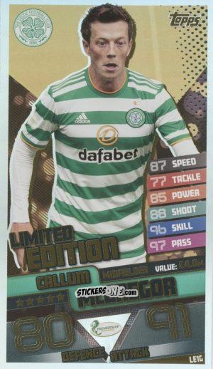 Figurina Callum Mcgregor - SPFL 2020-2021. Match Attax n. LE1G - Topps