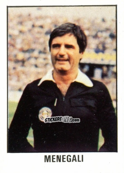 Sticker Menegali - Calcio Flash 1982 n. 4 - Edizioni Flash
