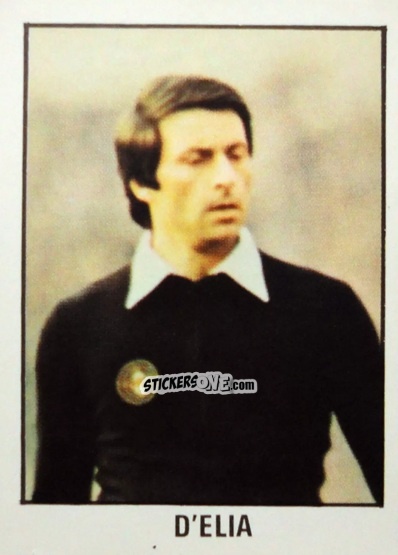Sticker D'Elia - Calcio Flash 1982 n. 7 - Edizioni Flash