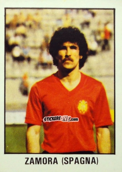 Cromo Zamora - Calcio Flash 1982 n. 12 - Edizioni Flash