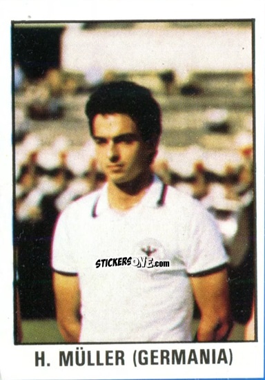 Sticker H. Muller - Calcio Flash 1982 n. 40 - Edizioni Flash