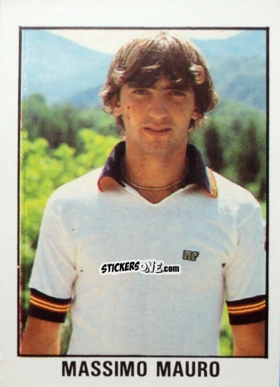 Figurina Massimo Mauro - Calcio Flash 1982 n. 98 - Edizioni Flash