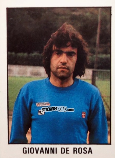 Sticker Giovanni De Rosa - Calcio Flash 1982 n. 138 - Edizioni Flash