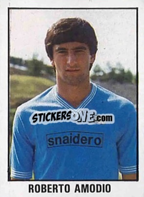 Sticker Roberto Amodio - Calcio Flash 1982 n. 236 - Edizioni Flash