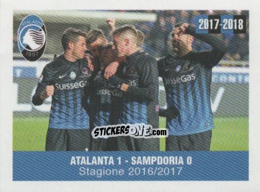 Cromo Atalanta - Sampdoria - Atalanta 2017-2018 n. 18 - Akinda