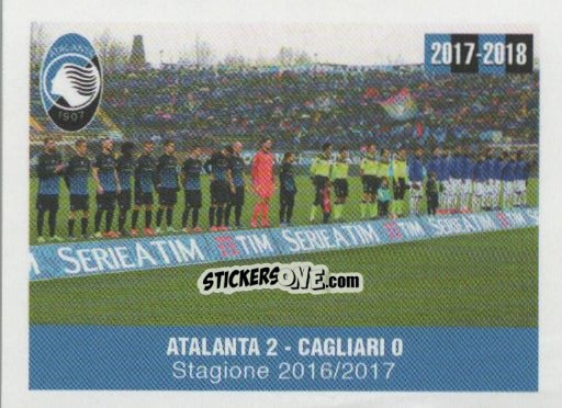 Cromo Atalanta - Cagliari - Atalanta 2017-2018 n. 19 - Akinda