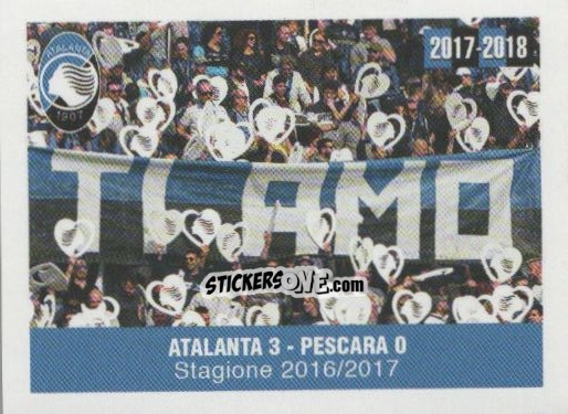 Cromo Atalanta - Pescara - Atalanta 2017-2018 n. 21 - Akinda