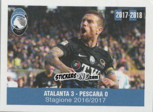 Cromo Atalanta - Pescara - Atalanta 2017-2018 n. 22 - Akinda