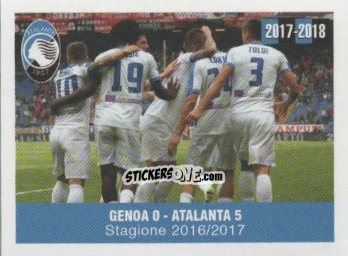 Cromo Genoa - Atalanta - Atalanta 2017-2018 n. 24 - Akinda