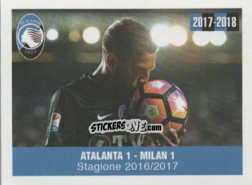 Cromo Atalanta - Milan - Atalanta 2017-2018 n. 28 - Akinda