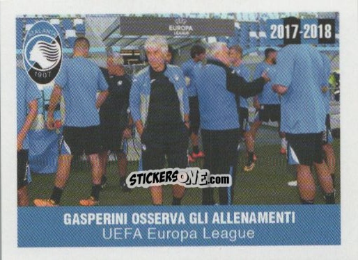 Cromo Gasperini osserva gli allenamenti