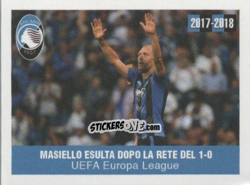 Cromo Masiello esulta