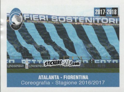 Cromo Atalanta - Fiorentina - Atalanta 2017-2018 n. 49 - Akinda
