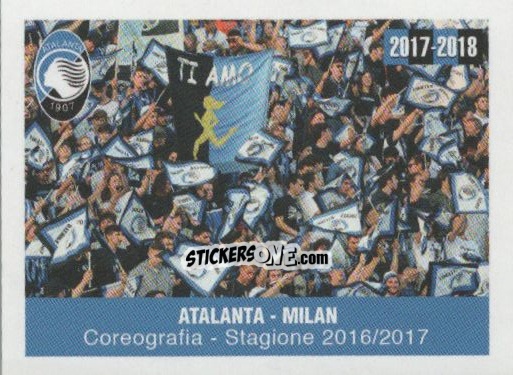 Cromo Atalanta - Milan - Atalanta 2017-2018 n. 52 - Akinda