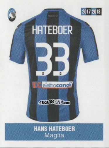 Cromo Hans Hateboer - Atalanta 2017-2018 n. 107 - Akinda