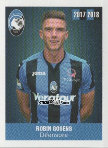 Figurina Robin Gosens - Atalanta 2017-2018 n. 109 - Akinda