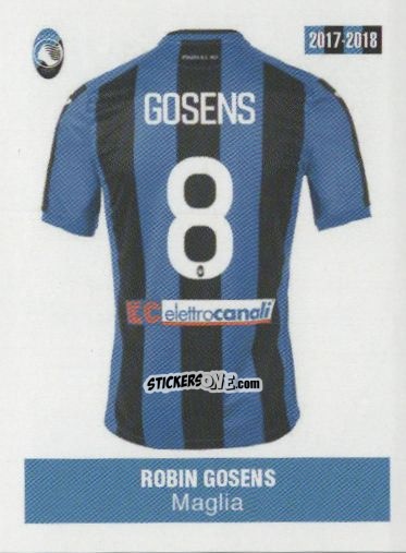 Figurina Robin Gosens - Atalanta 2017-2018 n. 110 - Akinda
