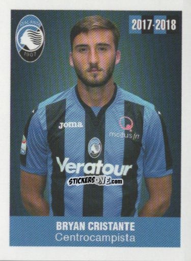Cromo Bryan Cristante - Atalanta 2017-2018 n. 156 - Akinda