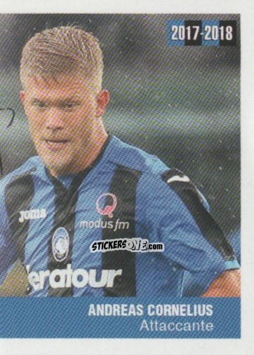 Cromo Andreas Cornelius - Atalanta 2017-2018 n. 178 - Akinda