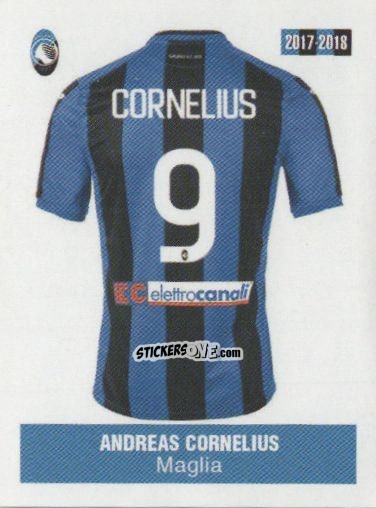 Cromo Andreas Cornelius - Atalanta 2017-2018 n. 179 - Akinda