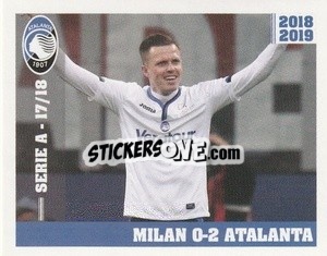 Figurina Milan - Atalanta - Atalanta 2018-2019 n. 12 - Akinda