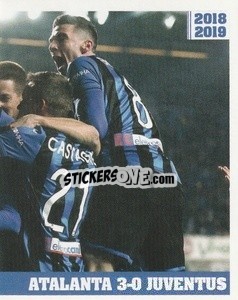 Sticker Atalanta - Juventus