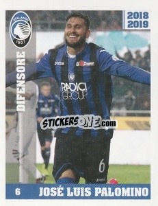 Sticker Jose Luis Palomino - Atalanta 2018-2019 n. 110 - Akinda