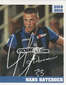 Sticker Hans Hateboer - Atalanta 2018-2019 n. 122 - Akinda