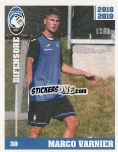Sticker Marco Varnier - Atalanta 2018-2019 n. 140 - Akinda