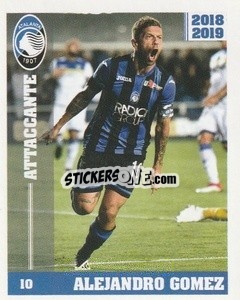 Sticker Alejandro Gomez - Atalanta 2018-2019 n. 172 - Akinda