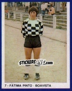 Sticker Fátima Pinto - Estrelas do Futebol 1982-1983 - Disvenda