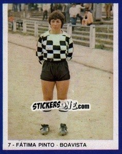 Sticker Fátima Pinto - Estrelas do Futebol 1982-1983 n. 7 - Disvenda