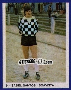 Sticker Isabel Santos - Estrelas do Futebol 1982-1983 - Disvenda