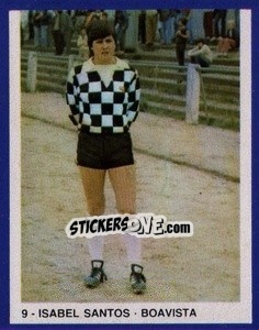 Sticker Isabel Santos - Estrelas do Futebol 1982-1983 n. 9 - Disvenda