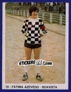 Sticker Fátima Azevedo - Estrelas do Futebol 1982-1983 n. 10 - Disvenda