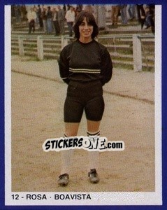 Sticker Rosa - Estrelas do Futebol 1982-1983 n. 12 - Disvenda