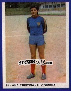 Cromo Ana Cristina - Estrelas do Futebol 1982-1983 - Disvenda
